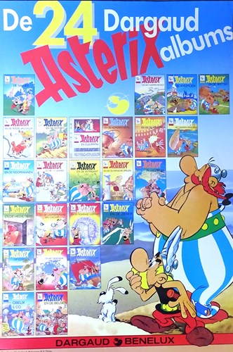 Asterix - Poster de 24 Dargaud albums 1987