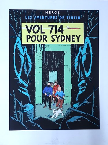 Kuifje - zeefdruk, Vol 714 pour Sydney (b)