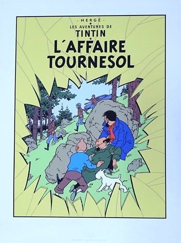 Kuifje - zeefdruk,  L'affaire Tournesol (b)