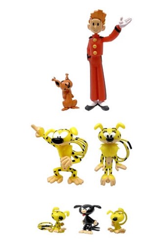 Marsupilami/Robbedoes - Mini Figure 7-Pack