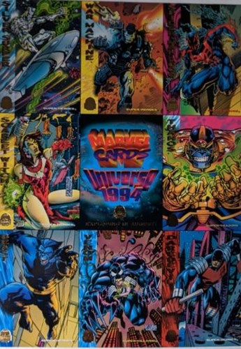 1994 Marvel Universe Uncut Promo Sheet - Super Heroes & Villains