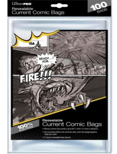 Comic Current Size bags - resealable (Ultra Pro) (100st)