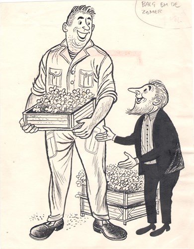 Carol Voges, Originele pentekening bloemist