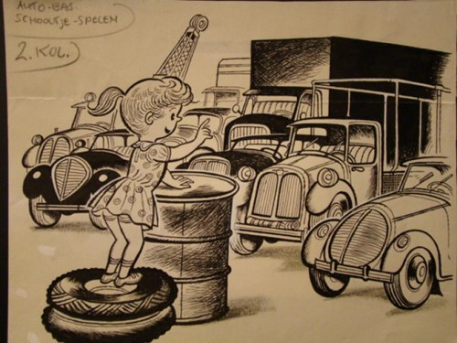 Auto-Bas, schooltje spelen
