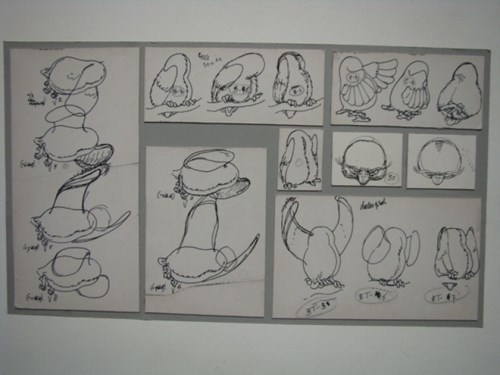 Dulieu: Oehoeboeroe, studies tekenfilm