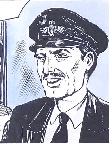 Albert van Beek - Originele strook Frank Duffard