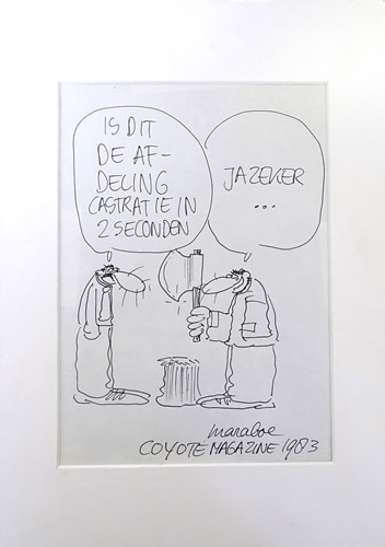 Maraboe - Originele tekening Coyote Magazine