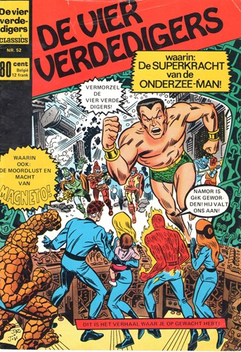 Vier Verdedigers, de - Classics 52 - De superkracht van de Onderzee-man!, Softcover (Classics Nederland)