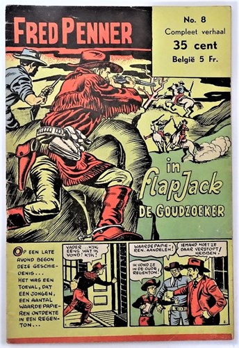 Fred Penner 8 - Fred Penner in Flpajack de goudzoeker, Softcover, Eerste druk (1954) (A.T.H.)