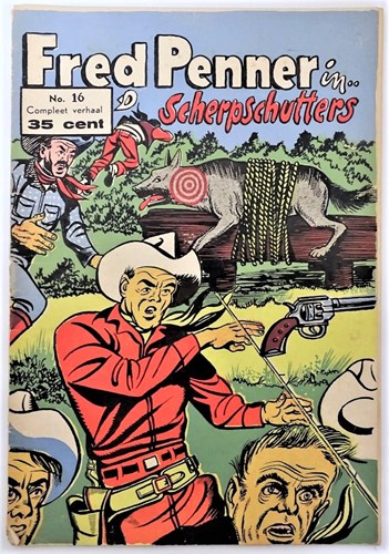 Fred Penner 16 - Fred Penner in ...Scherpschutters, Softcover, Eerste druk (1955) (A.T.H.)