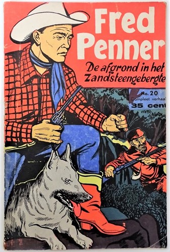 Fred Penner 20 - De afgrond in het Zandsteengebergte, Softcover, Eerste druk (1955) (A.T.H.)