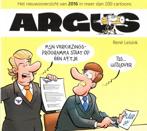 Argus Nieuwsoverzicht in meer dan 200 cartoons 16 - Het nieuwsoverzicht van 2016 in 200 comics, Softcover (Don Lawrence Collection)