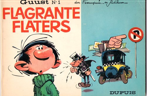 Guust - Oorspronkelijke reeks 1 - Flagrante Flaters, Softcover, Eerste druk (1966), Oblong SC - 1e druk (Dupuis)