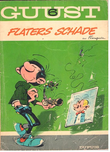 Guust - Oorspronkelijke reeks 6 - Flaters schade, Softcover, Eerste druk (1968), Softcover - 1e druk (Dupuis)