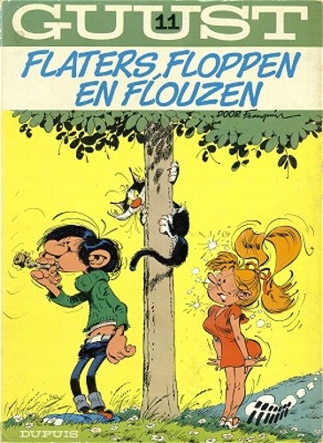 Guust - Oorspronkelijke reeks 11 - Flaters, floppen en flouzen, Softcover, Eerste druk (1973), Softcover - 1e druk (Dupuis)