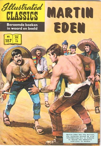 Illustrated Classics 187 - Martin Eden, Softcover, Eerste druk (1967) (Classics Nederland (dubbele))