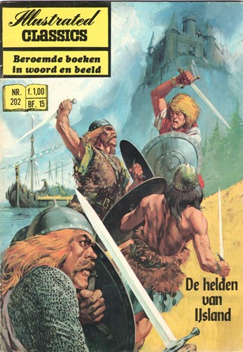 Illustrated Classics 202 - De helden van IJsland, Softcover, Eerste druk (1973) (Classics Nederland)