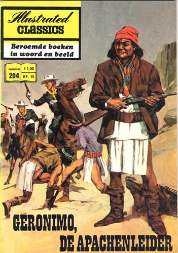 Illustrated Classics 204 - Geronimo, de Apachenleider, Softcover, Eerste druk (1973) (Williams Nederland)