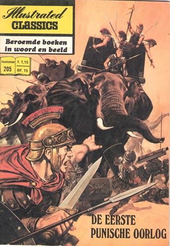 Illustrated Classics 205 - De Eerste Punische oorlog, Softcover, Eerste druk (1973) (Williams Nederland)