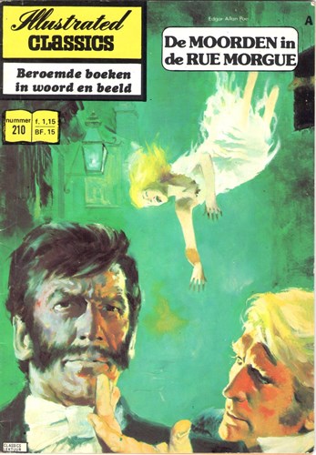 Illustrated Classics 210 - De moorden in de Rue Morgue, Softcover, Eerste druk (1975) (Williams Nederland)