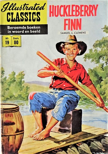 Illustrated Classics 19 - Huckleberry Finn, Softcover, Eerste druk (1956) (Classics International)