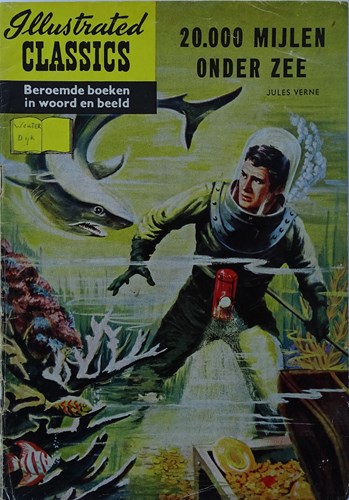 Illustrated Classics 20 - 20.000 mijlen onder zee, Softcover, Eerste druk (1956) (Classics International)