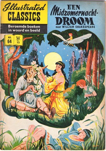 Illustrated Classics 64 - Een midzomernachtsdroom, Softcover, Eerste druk (1958) (Classics International)