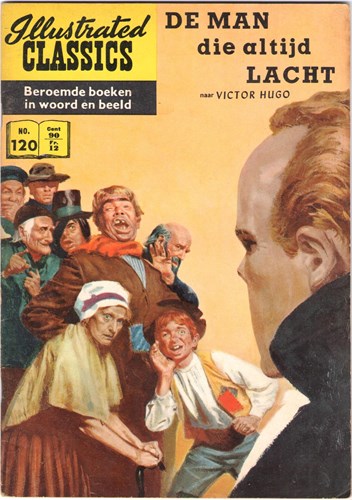 Illustrated Classics 120 - De man die altijd lacht, Softcover, Eerste druk (1961) (Classics International)