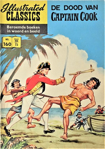 Illustrated Classics 160 - De dood van captain Cook, Softcover, Eerste druk (1963) (Classics International)