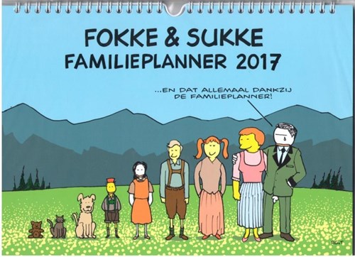 Fokke en Sukke - Kalenders 2017 - Familieplanner 2017, Softcover (Catullus)