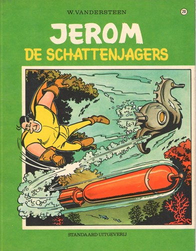 Jerom 20 - De schattenjagers, Softcover, Eerste druk (1968), Jerom - Standaard - 2e reeks (Standaard Uitgeverij)