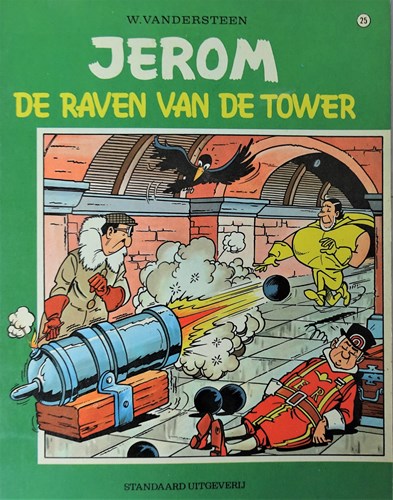 Jerom 25 - De raven van de Tower, Softcover, Eerste druk (1969), Jerom - Standaard - 2e reeks (Standaard Uitgeverij)