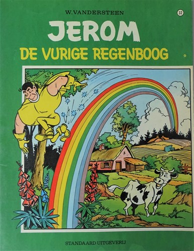 Jerom 32 - De vurige regenboog, Softcover, Eerste druk (1970), Jerom - Standaard - 2e reeks (Standaard Uitgeverij)