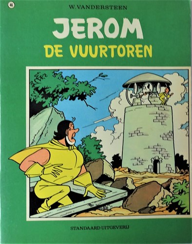 Jerom 46 - De vuurtoren, Softcover, Eerste druk (1972), Jerom - Standaard - 2e reeks (Standaard Uitgeverij)