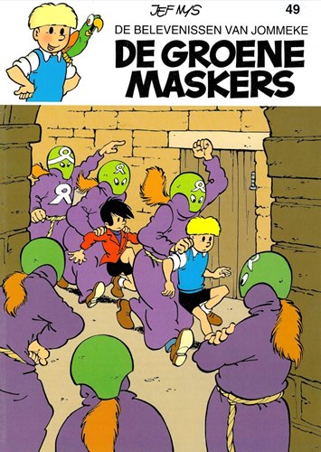 Jommeke 49 - De groene maskers, Softcover, Jommeke - traditionele cover (Mezzanine)