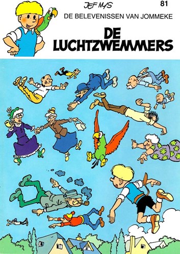 Jommeke 81 - De luchtzwemmers, Softcover, Jommeke - traditionele cover (De Stripuitgeverij)