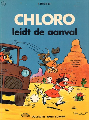 Collectie Jong Europa 74 - Chloro leidt de aanval, Persexemplaar, Eerste druk (1971) (Lombard)