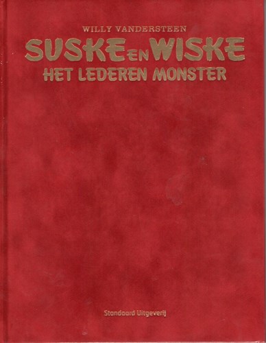 Suske en Wiske 335 - Het lederen monster, Luxe/Velours, Eerste druk (2016), Vierkleurenreeks - Luxe velours (Standaard Uitgeverij)