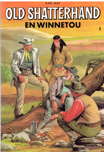 Karl May - Spaarnestad 3 - Old Shatterhand en Winnetou 1, Hardcover (De Spaarnestad)