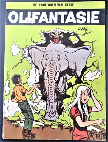 Ketje 19 - Olifantasie, Softcover, Eerste druk (1971), Ketje en Co. (Het Volk)