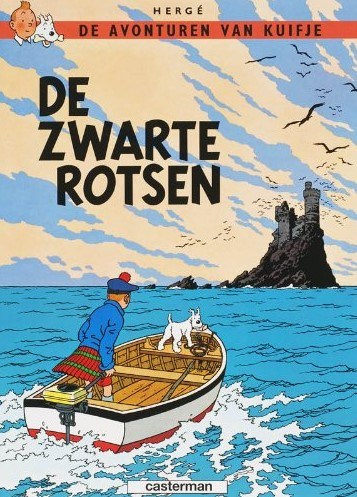 Kuifje 6 - De zwarte rotsen, Hardcover, Kuifje - Casterman HC (Casterman)