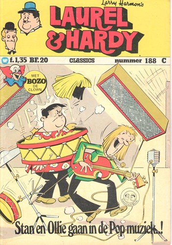Laurel en Hardy 188 - Stan en Ollie gaan in de pop-muziek !, Softcover (Williams Nederland)