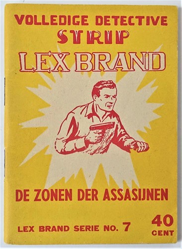 Lex Brand 7 - De zonen der Assasijnen, Softcover, Eerste druk (1953), Lex Brand - Bell Studio 2 reeks (Bell Studio)