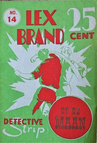 Lex Brand 14 - Op de maan, Softcover, Eerste druk (1953), Lex Brand - Bell Studio 2 reeks (Bell Studio)