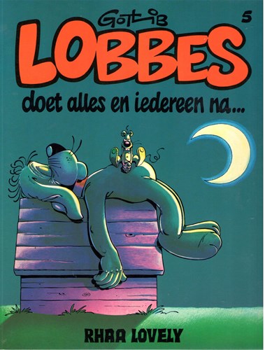 Lobbes 5 - Lobbes doet alles en iedereen na..., Softcover, Eerste druk (1983) (Yendor)