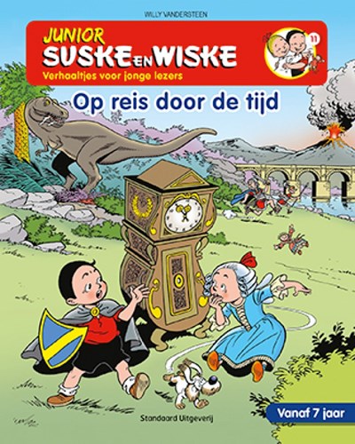 Suske en Wiske - Junior 11 - Junior 11: Op reis door de tijd, Softcover (Standaard Uitgeverij)