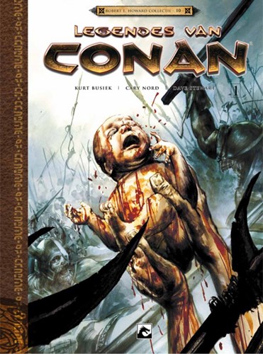 Conan - Legendes van - R.E.Howard Collectie 1-3 pakket - Voordeelpakket - Geboren op het slagveld, Hardcover (Dark Dragon Books)