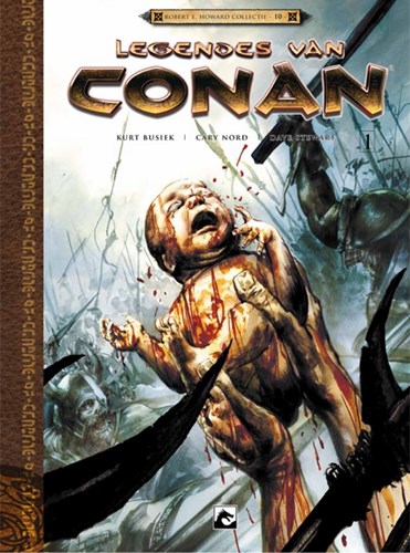 Conan - Legendes van - R.E.Howard Collectie 1-3 - Voordeelpakket - Geboren op het slagveld, Hardcover (Dark Dragon Books)
