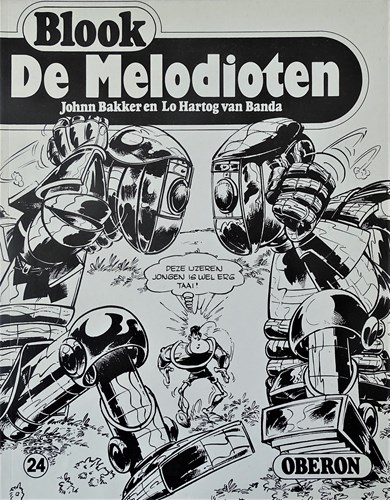 Oberon zwart/wit reeks 24 - De Melodioten, Softcover, Eerste druk (1978), Oberon - zwart/wit reeks (Oberon)