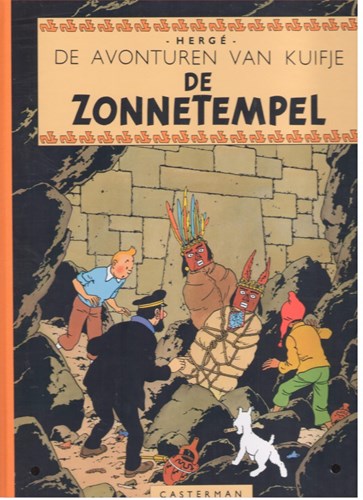 Kuifje 13 - De zonnetempel, Hc+linnen rug, Eerste druk (2001), Kuifje - Facsimile kleur (Casterman)